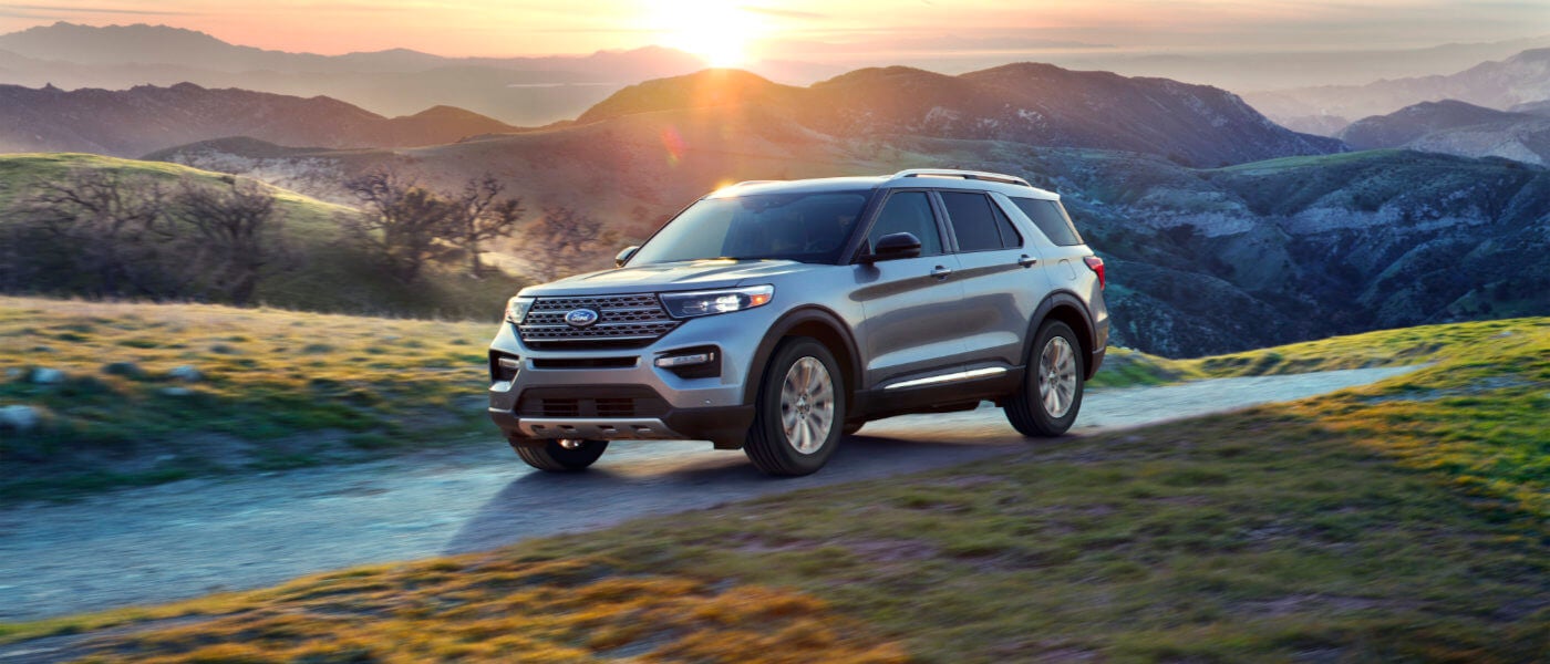 2024 Ford Explorer exterior driving countryside