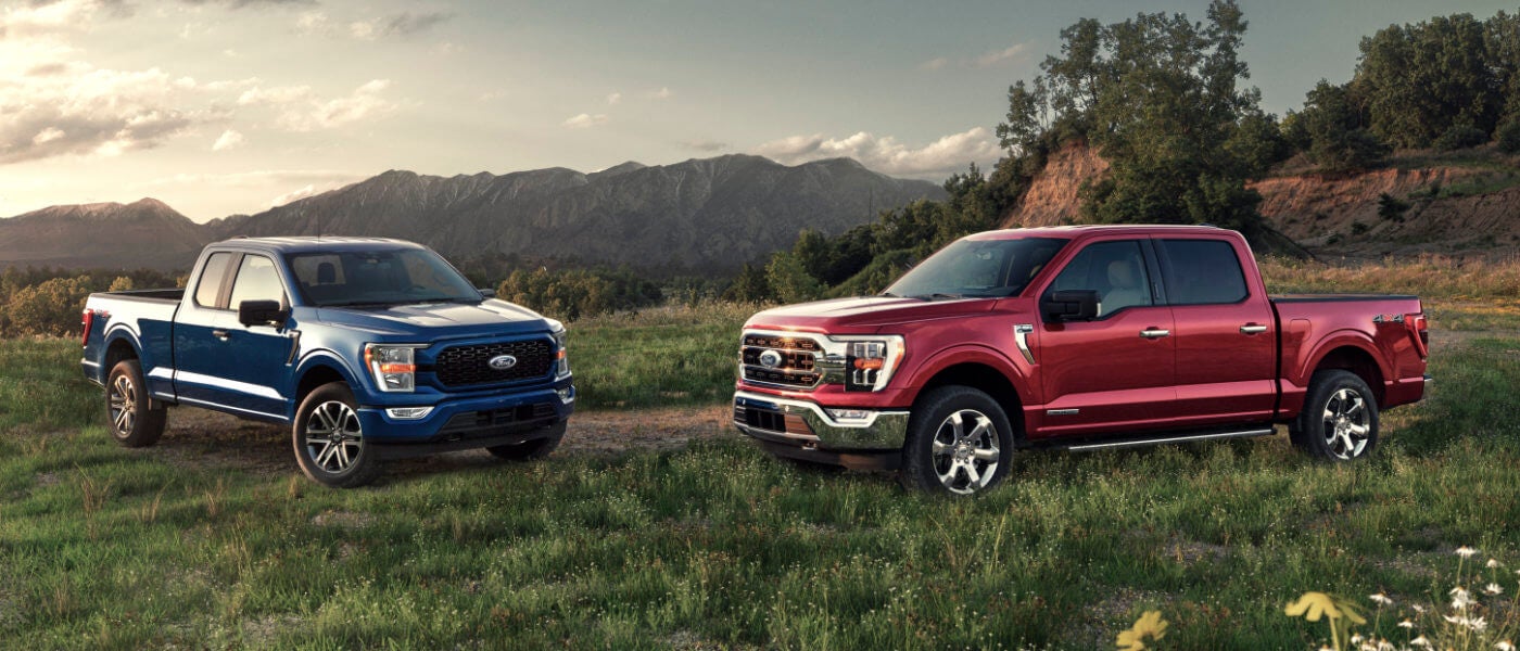 2023 Ford F-150 exterior two parked in field
