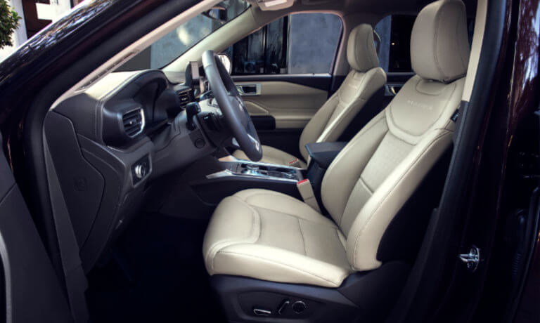 2024 Ford Explorer interior front driver side