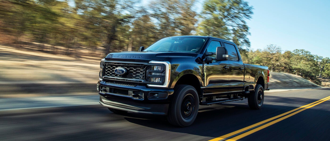 2024 Ford SuperDuty F-250 exterior driving on highway